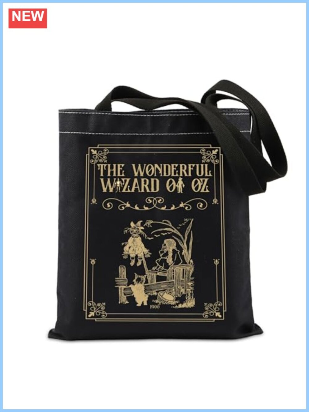 Movie Inspired Canvas Tote Bag - Dorothy & Scarecrow - Reusable Gift Tote